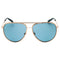 Guess GU00209 33V gold/other / blue Sunglasses Male 61X14X145 One Size