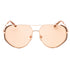 Guess GU00219 58E Matte Beige / Polished Rose Gold Sunglasses Female 59X13X140 One Size