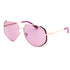 Guess GU00219 82Y Matte Purple / Shiny Rose Gold Sunglasses Female 59X13X140 One Size