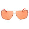 Guess GU00220 43E matte orange / brown Sunglasses Female 62X12X140 One Size