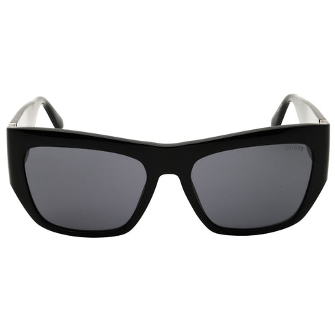 Guess GU00252 01A shiny black / smoke Sunglasses 54X17X135 One Size