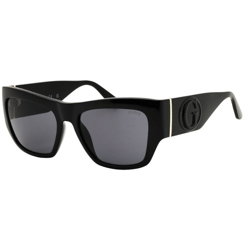 Guess GU00252 01A shiny black / smoke Sunglasses 54X17X135 One Size