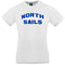 North Sails Block Logo White T Shirt