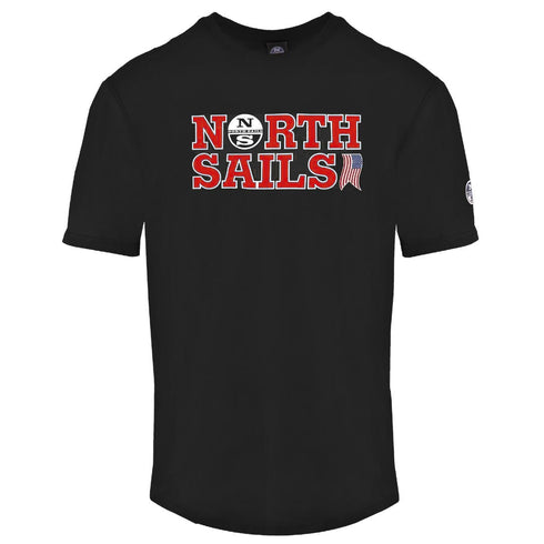 North Sails Usa Black T Shirt