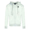 North Sails Logo White Zip Hoodie