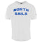North Sails Block Brand Logo White T Shirt