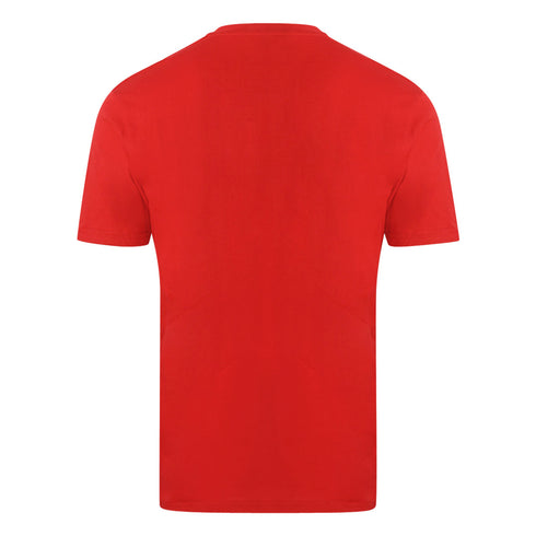 North Sails Block Brand Logo Red T Shirt