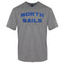 North Sails Block Brand Logo Grey T Shirt