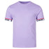 Moschino Taped Sleeve Ends Logo Purple T-Shirt M