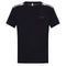 Moschino Taped Shoulders Brand Logo Black T-Shirt S