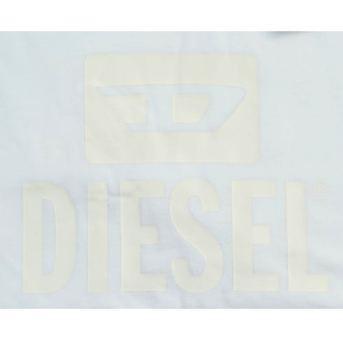 Diesel T Diego Tone On Tone Bright White T Shirt 100 White - Style Centre Wholesale