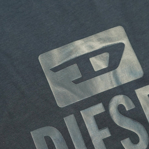 Diesel T Diego Tone On Tone Total Eclipse T Shirt 81E Navy Blue - Style Centre Wholesale