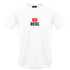 Diesel T Just Small New D Logo Bright White T Shirt 100 White - Style Centre Wholesale