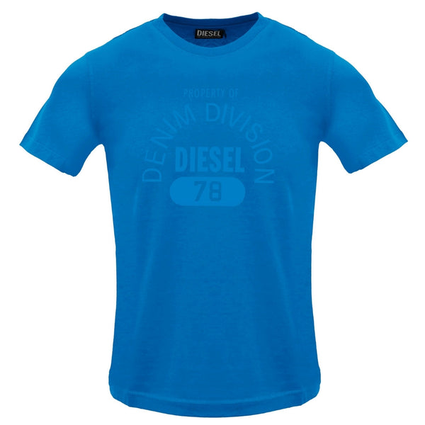 Diesel T Diegor E17 Out Blue Sapphire T Shirt 8Nt Blue