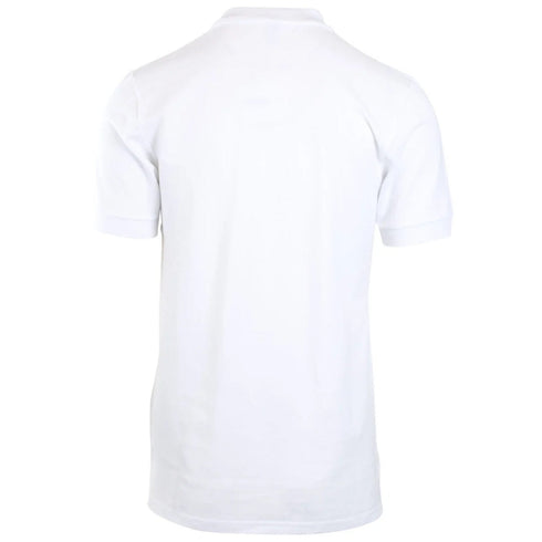 Moschino Swim Logo White Polo Shirt XS