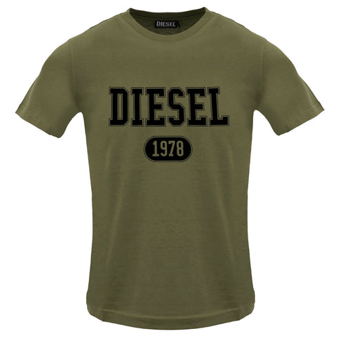 Diesel T Diegor 1 A Deep Depths T Shirt 5Ix Green - Style Centre Wholesale
