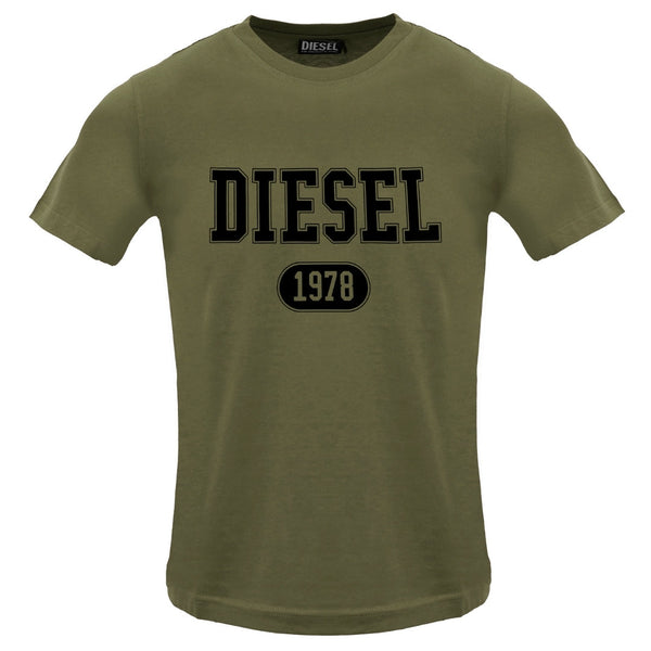 Diesel T Diegor 1 A Deep Depths T Shirt 5Ix Green - Style Centre Wholesale