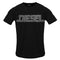 Diesel T Just 12 5 Caviar T Shirt 900 Black - Style Centre Wholesale