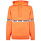 Moschino Branded Taped Chest Orange Hoodie XS