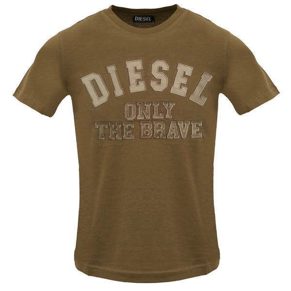 Diesel T Just 250216 Off Coffee Liqueur T Shirt 7Da Brown - Style Centre Wholesale