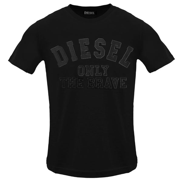Diesel T Just 250216 Off Caviar T Shirt 900 Black - Style Centre Wholesale