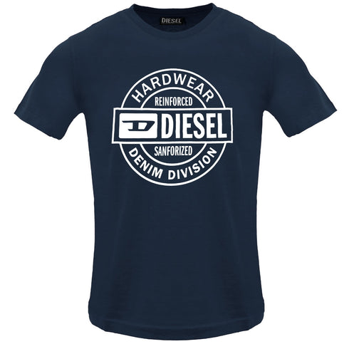 Diesel T Just 250218 Off Total Eclipse T Shirt 81E Navy Blue