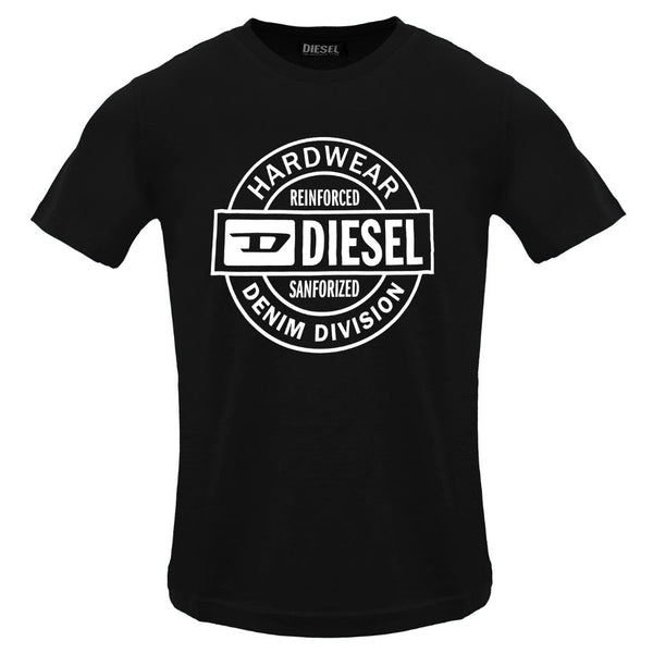 Diesel T Just 250218 Off Caviar T Shirt 900 Black - Style Centre Wholesale