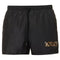 Moschino Small Leopard Print Logo Black Short Swim Shorts S