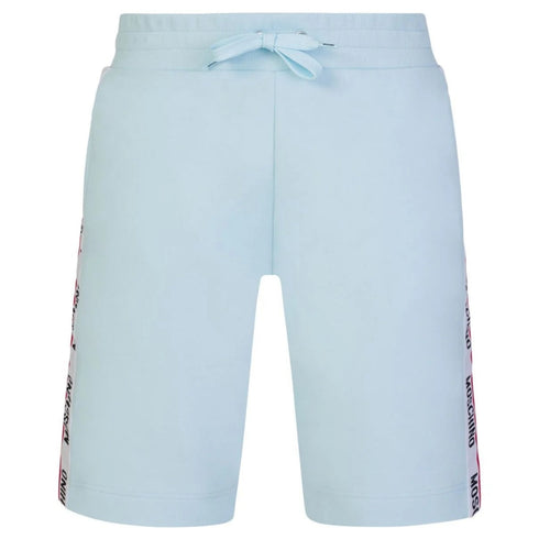 Moschino Branded Tape Legs Blue Shorts S