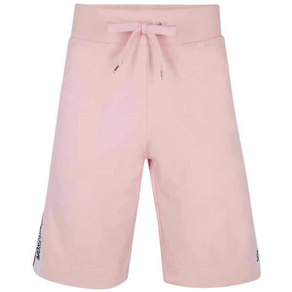 Moschino Branded Tape Legs Pink Shorts A6885 4409 0227 - Style Centre Wholesale
