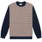 Aquascutum Active Club Check Crewneck Navy S