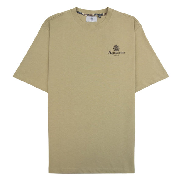 Aquascutum Active Small Logo T-Shirt Beige S