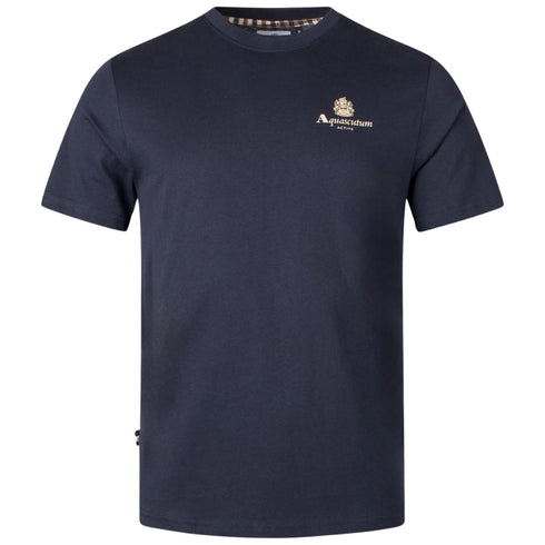 Aquascutum Active Small Logo T-Shirt Navy S
