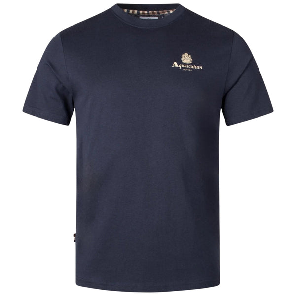 Aquascutum Active Small Logo T-Shirt Navy S