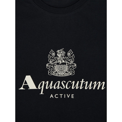 Aquascutum Active Big Logo T-Shirt Black S