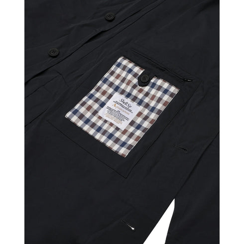 Aquascutum Active Stretch Caban Trench Coat Black L