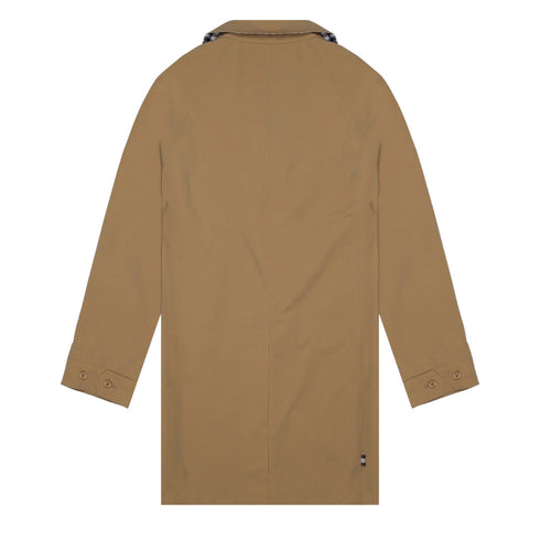 Aquascutum Active Stretch Caban Trench Coat Khaki M