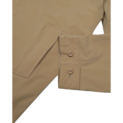 Aquascutum Active Stretch Caban Trench Coat Khaki M