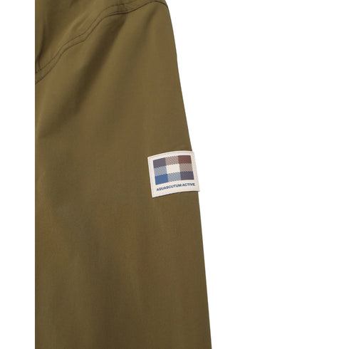 Aquascutum Active Hooded Stretch Windbreaker Army Green S