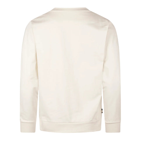 Aquascutum Active Iconic Pocket Crewneck Old White M