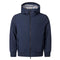 Aquascutum Active Hooded Jacket Navy Fw23 Jk008 11 Navy Blue Jacket Mens - Style Centre Wholesale