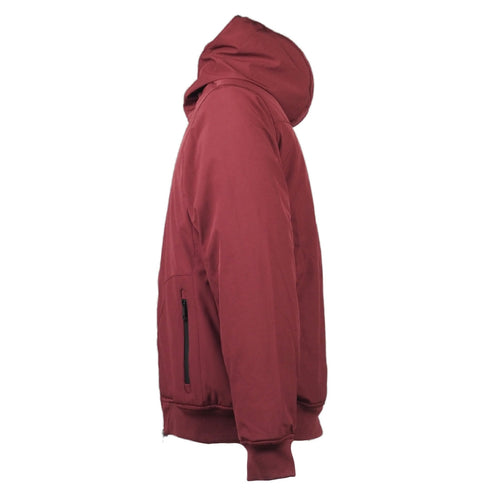 Aquascutum ACTIVE HOODED JACKET CORDOVAN FW23 JK008 26 Burgundy Jacket Mens S