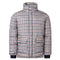 Aquascutum ACTIVE PUFFER JACKET CHECK FW23 JK010 28 Beige Check Jacket Mens S