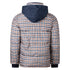 Aquascutum ACTIVE PUFFER JACKET CHECK FW23 JK010 28 Beige Check Jacket Mens S