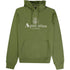Aquascutum ACTIVE BIG LOGO HOODIE FW23 SW001 27 Green Hoodie Mens S