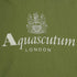 Aquascutum ACTIVE BIG LOGO HOODIE FW23 SW001 27 Green Hoodie Mens S