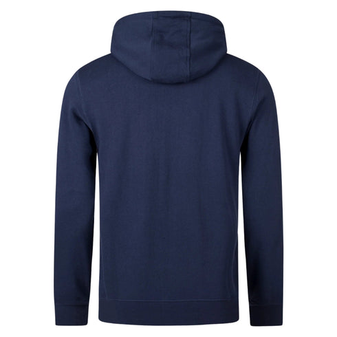 ACTIVE SMALL LOGO FULL ZIP HOODIE FLEECE NAVY S