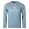 Aquascutum ACTIVE BIG LOGO CREW FW23 SW005 18 Blue Jumper Mens S