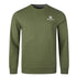 Aquascutum ACTIVE SMALL LOGO CREW FW23 SW006 06 Green Jumper Mens XL