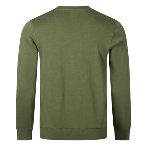 Aquascutum ACTIVE SMALL LOGO CREW FW23 SW006 06 Green Jumper Mens XL